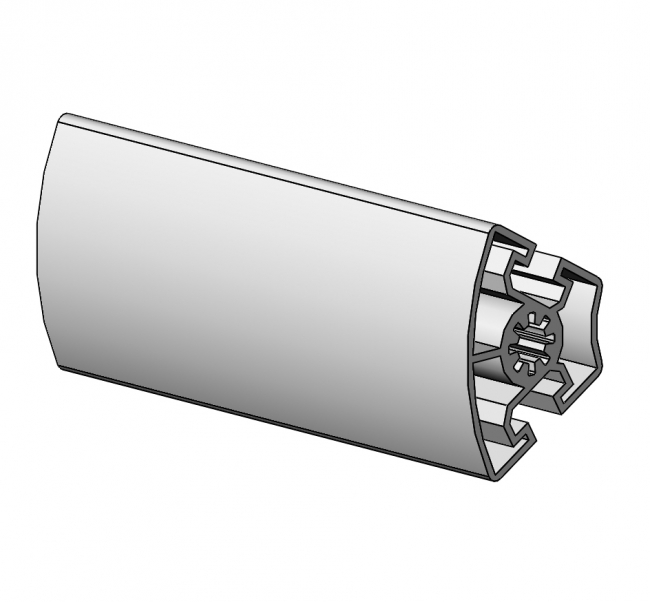 Winkelprofil 45 x 60°, Winkelprofil 45, Winkelprofil, Profil, Grundprofil